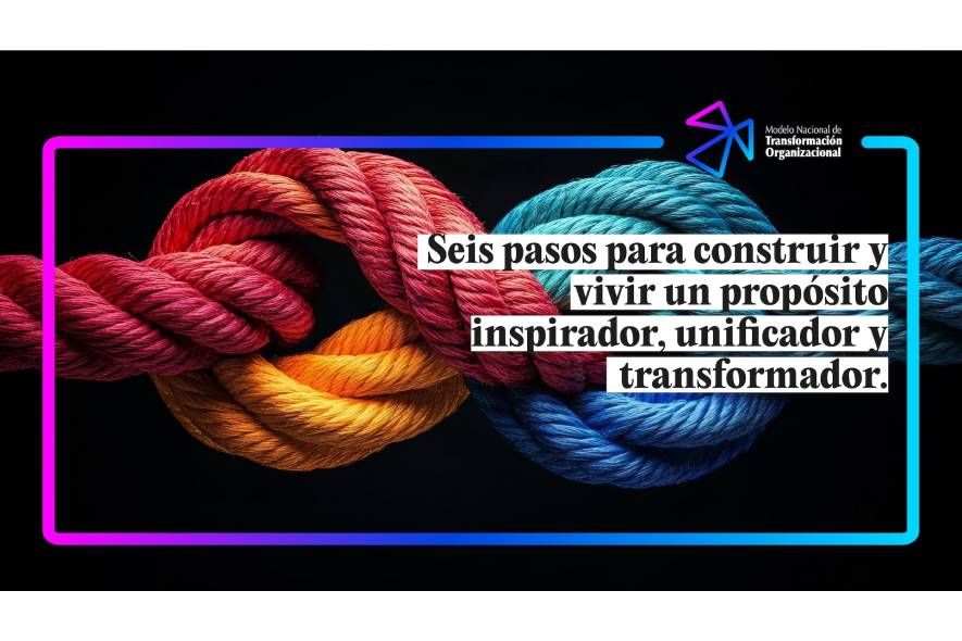 Seis pasos para construir y vivir un  propósito inspirador, unificador y transformador.